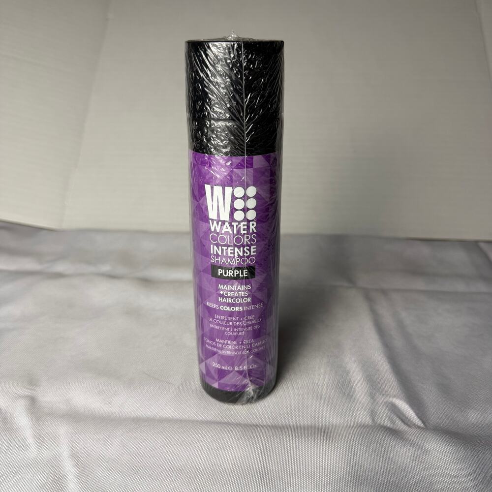Tressa Watercolors Intense Color Depositing Shampoo Purple Colored Hair 8.5 NEW